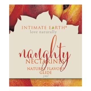 Intimate Earth Naughty Natürliches Aroma Gleidgel Nektarine 3 ml
