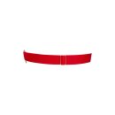 Obsessive Elianes garter with decorative heart detail red, gold S-L