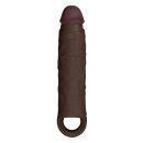 Shaft penis sheath 17.5 cm Mahogany