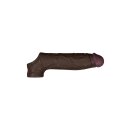 Shaft penis sheath 17.5 cm Mahogany
