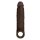 Shaft penis sheath 17.5 cm Mahogany