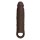 Shaft penis sheath 17.5 cm Mahogany