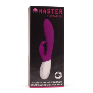 Pretty Love Master Flirtation Rabbit Vibrator purple