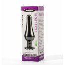 X-MEN Secret Shine Metall Analplug S Kristall Schwarz