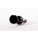 X-MEN Secret Shine Metall Analplug S Kristall Schwarz