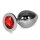 Lovetoy Rosebud Metal Plug Red L