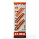 X-MEN Dildo 2 in 1 Flesh 28 cm