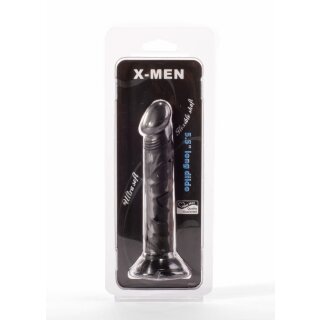 X-Men 5.5" Ultra Soft Dildo Black 14 cm