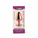 X-MEN Secret Shine Metall Anal Plug Rose Gold Herz S