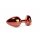 X-MEN Secret Shine Metall Anal Plug Rose Gold Herz S