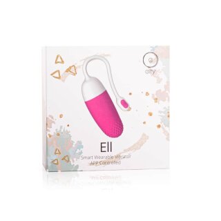 Elity App gesteuertes Vibrationseii Ell Weiß Pink