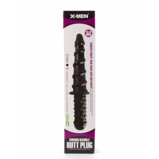 X-Men Anal Plug with Handle Black I 5,5 cm