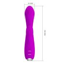 Pretty Love Doreen Purple 2 G-spot vibrator with clitoral stimulation purple