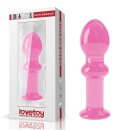 Lovetoy Glas Dildo Romance Pink 11,5 cm