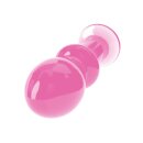 Lovetoy Glas Dildo Romance Pink 11,5 cm