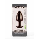 X-MEN Secret Shine Metal Butt Plug Gun Colour S 2,7 cm