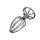 Stainless Anal Plug M - 3 cm