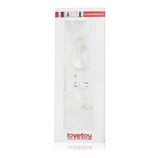 Lovetoy Glas Dildo Romance Clear 13,9 cm