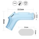 Lovetoy vibrating penis sheath light blue