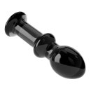 Lovetoy Glas Dildo Romance Schwarz 11,5 cm