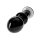 Lovetoy Glas Dildo Romance Schwarz 11,5 cm