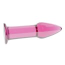 Lovetoy Glass Dildo Romance Pink 12,2 cm