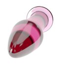 Lovetoy Glass Dildo Romance Pink 12,2 cm