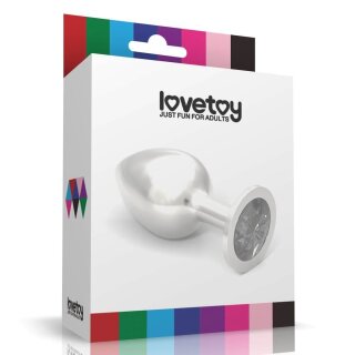Lovetoy Rosebud Classic anal plug L Clear