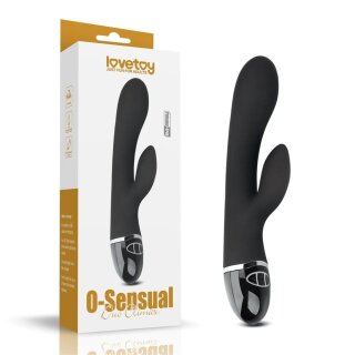Lovetoy Vibrator O-Sensual Clit Duo Climax Schwarz