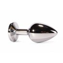 X-MEN Secret Shine Metal Butt Plug Black M 3,4 cm