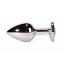 X-MEN Secret Shine Metal Butt Plug Black M 3,4 cm