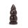 X-MEN anal plug black with lace 8 cm