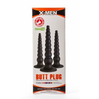X-MEN Analplug Schwarz L