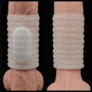 Lovetoy vibrating penis sheath white IV
