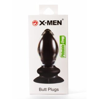 X-MEN Analplug Schwarz 5,5 cm
