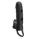Pretty Love Penis Sleeve With Ball Strap black
