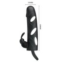 Pretty Love Penis Sleeve With Ball Strap black