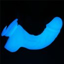 Lovetoy Lumino Play Silikone Dildo leuchtend Blau 19,3 cm