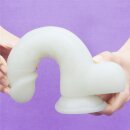 Lovetoy Lumino Play silicone dildo bright blue 20,9 cm