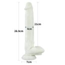 Lovetoy Lumino Play Silikon Dildo leuchtend 26,9 cm