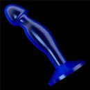 Lovetoy Flawless Clear Prostata Plug Blau 3,9 cm