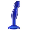 Lovetoy Flawless Clear Prostata Plug Blau 3,9 cm
