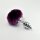 Lovetoy Spiral Pompom Metal Plug Purple