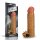 Lovetoy vibrierender Silikon Extender Braun
