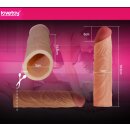 Lovetoy Pleasure X-Tender Penis Sleeve Braun 3