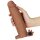 Lovetoy Pleasure X-Tender Vibrating Penis Sleeve 6 Brown
