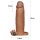 Lovetoy Pleasure X-Tender Vibrating Penis Sleeve 6 Brown