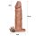Lovetoy Pleasure X-Tender Vibrating Penis Sleeve 3 brown