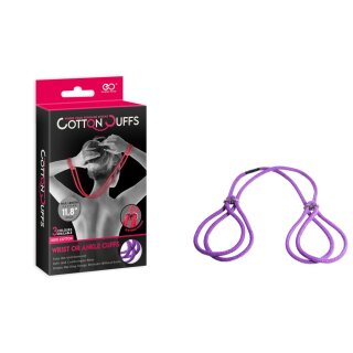 Cotton Cuffs Purple