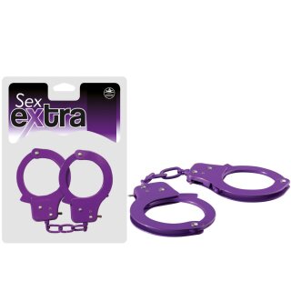 Sex Extra - Metal Cuffs Purple